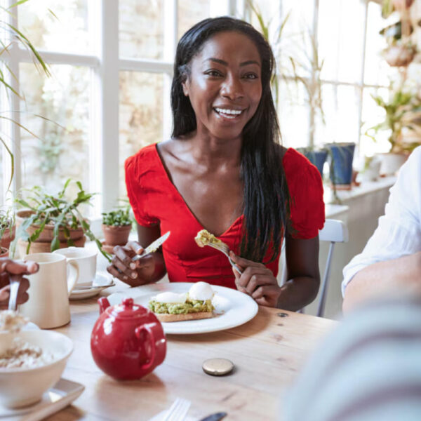 Roger Select being used in a social setting on a table