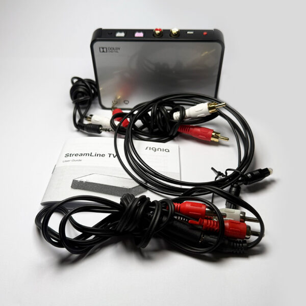 Signia tv streamer with all accessories