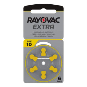 Rayovac Extra Hearing Aid Batteries (Pack of 6)